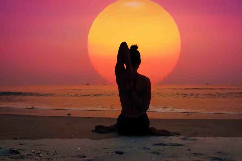 Sunset yoga Sunset yoga